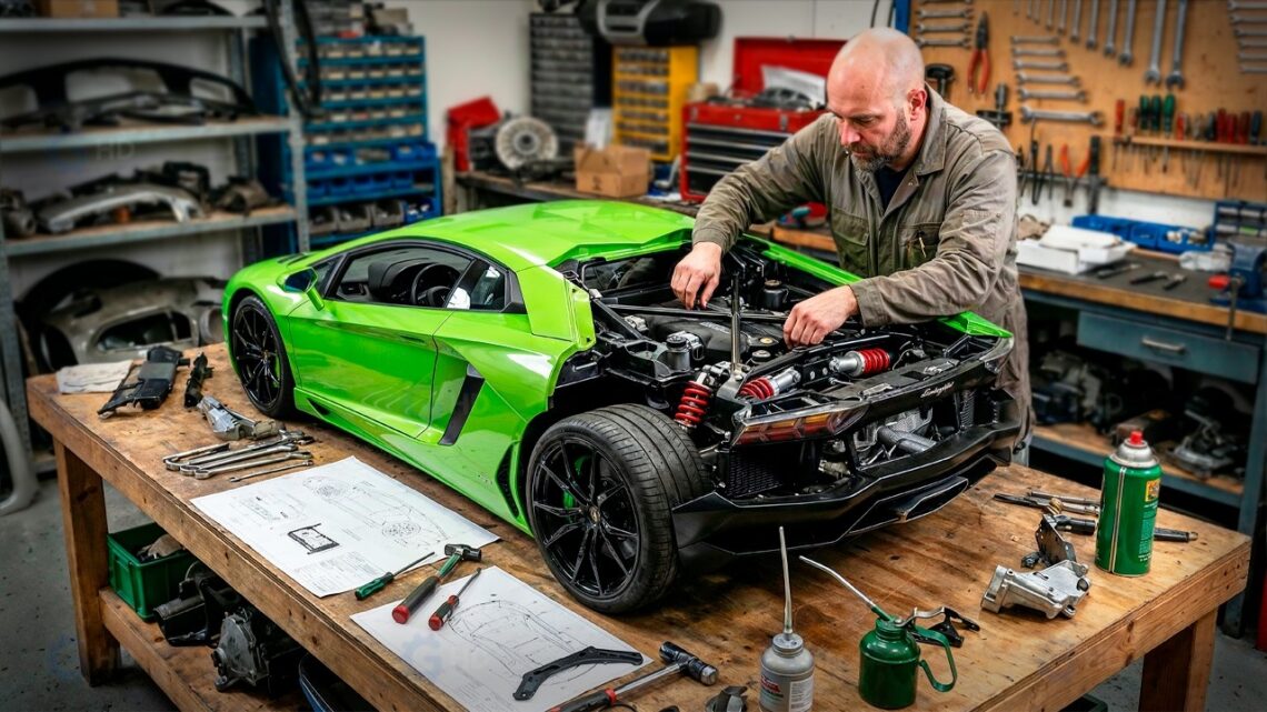 YouTuber construit une Lamborghini Aventador RC à 12 000 € avec un V12 miniature qui fonctionne réellement